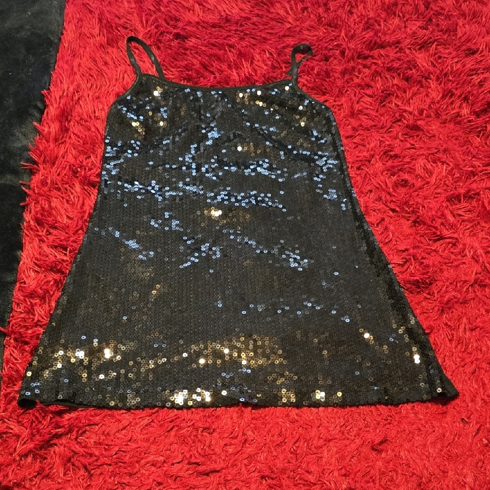Sparkling Black Camisole